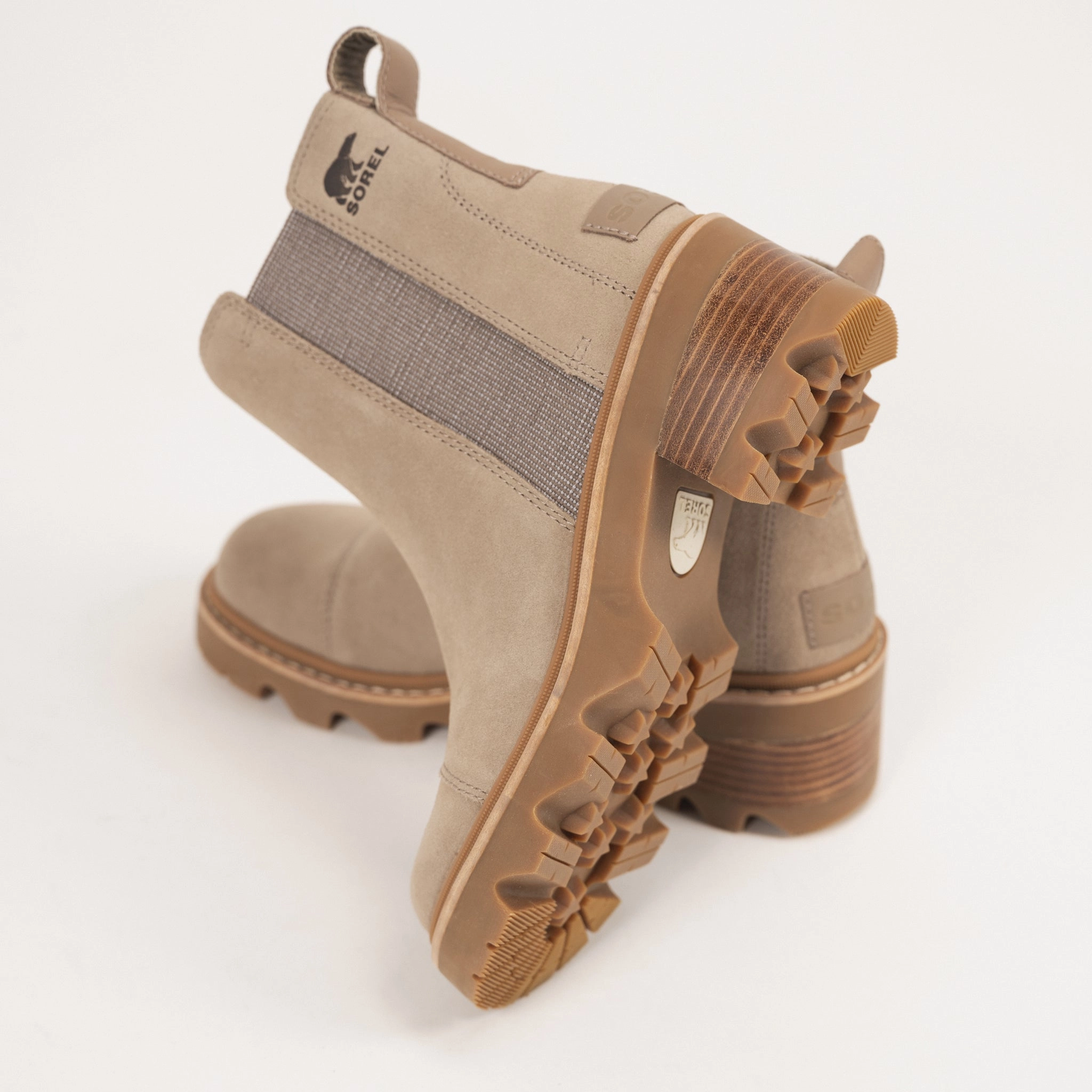 JOAN NOW CHELSEA - OMEGA TAUPE - LEATHER All-Weather Comfort