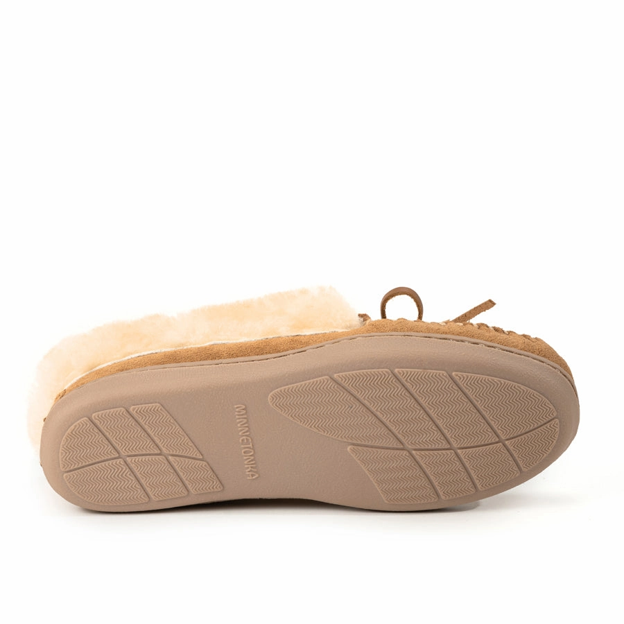 ALPINE SHEEPSKIN MOC - GOLDEN TAN - SUEDE Slip Off GelCushion
