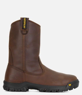 measurement CAT Footwear Drawbar Steel Toe Pull-On Work Boot - Men