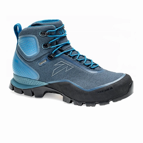 Tecnica Forge S GTX Mid Hiking Boot (Women) - Shadow Fiume/Rich Laguna Neutral Pair Flexible Frame All Day Worker