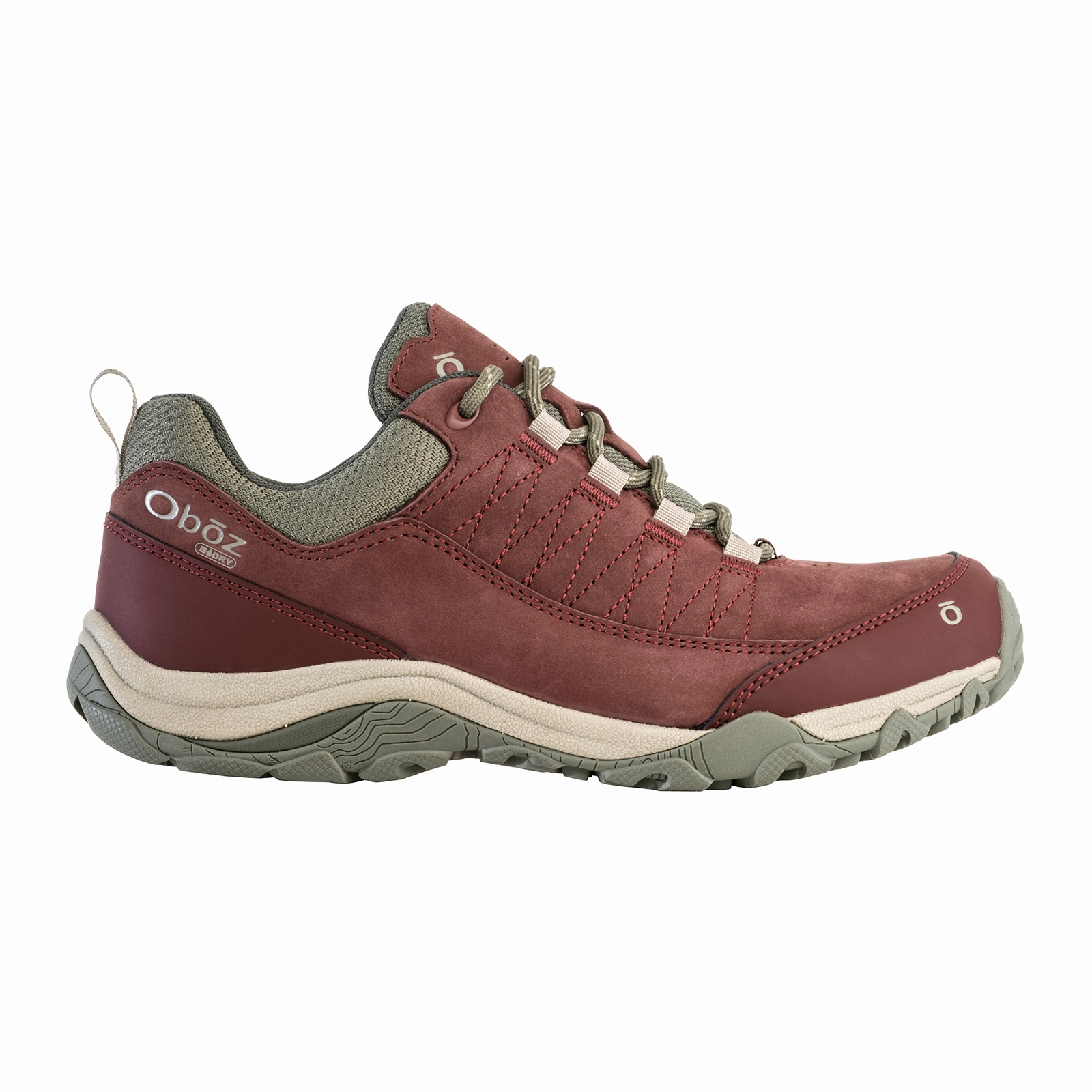 Oboz Ousel Low B-DRY Hiking Shoe (Women) - Port Thick sole