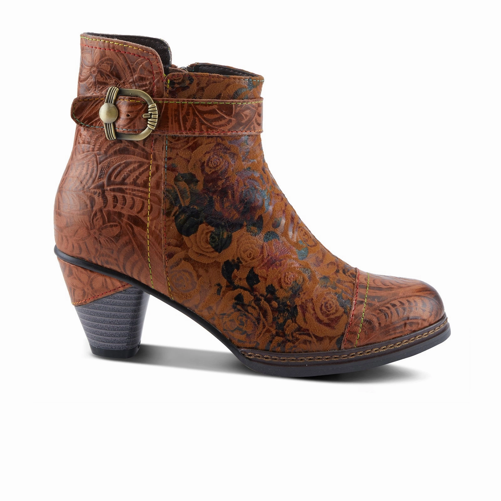 L'Artiste Antilles Heeled Ankle Boot (Women) - Camel Open Toe Design Anti   Blister