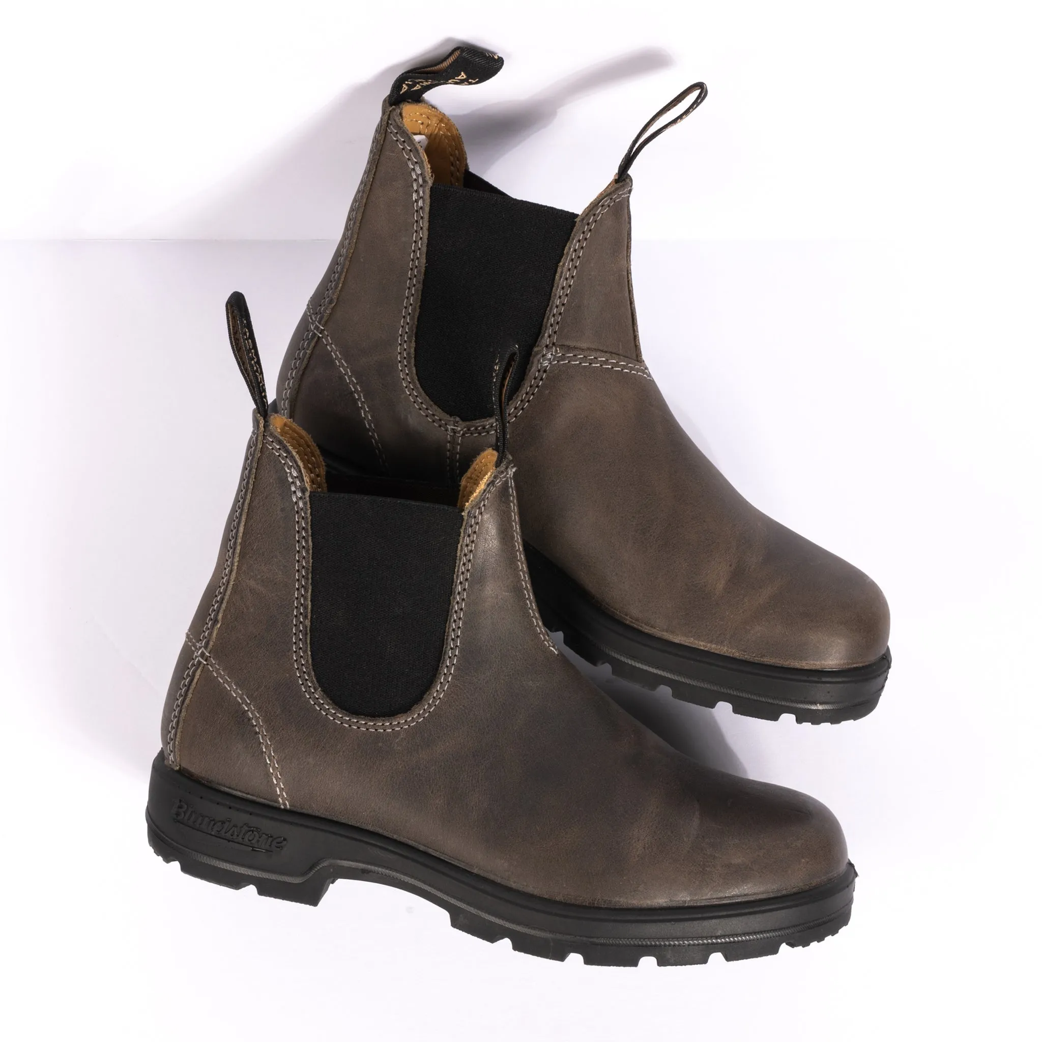 CLASSIC 1469 CHELSEA - STEEL - LEATHER Stretchy Material