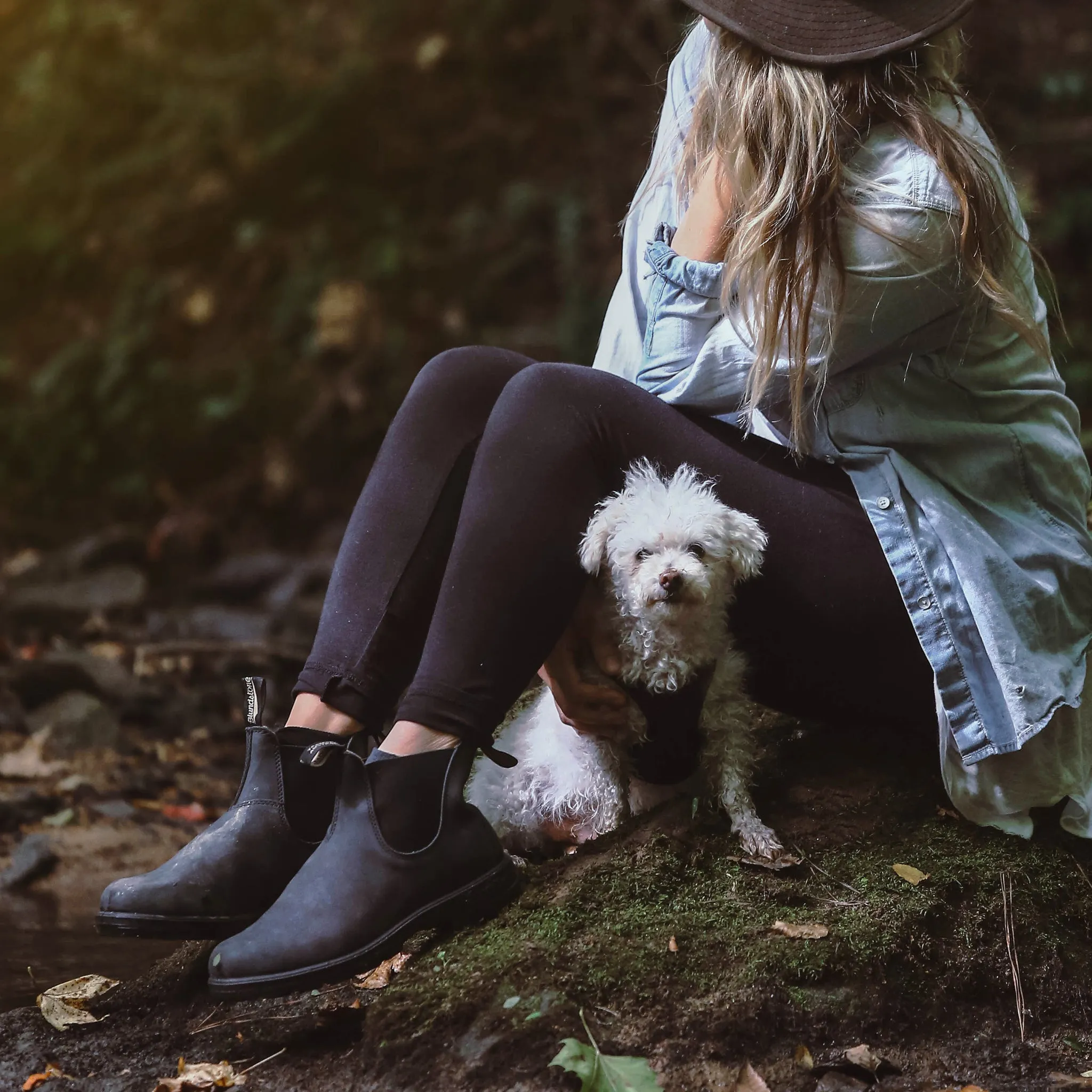 CLASSIC 587 CHELSEA - BLACK - LEATHER Plush Fit