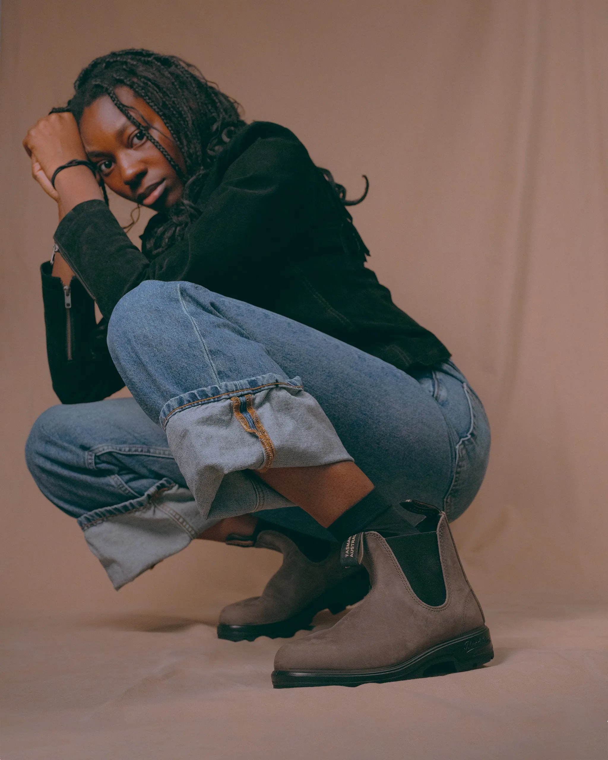 CLASSIC CHELSEA 2446 - CLAY - LEATHER Abrasion Resistant Upper student