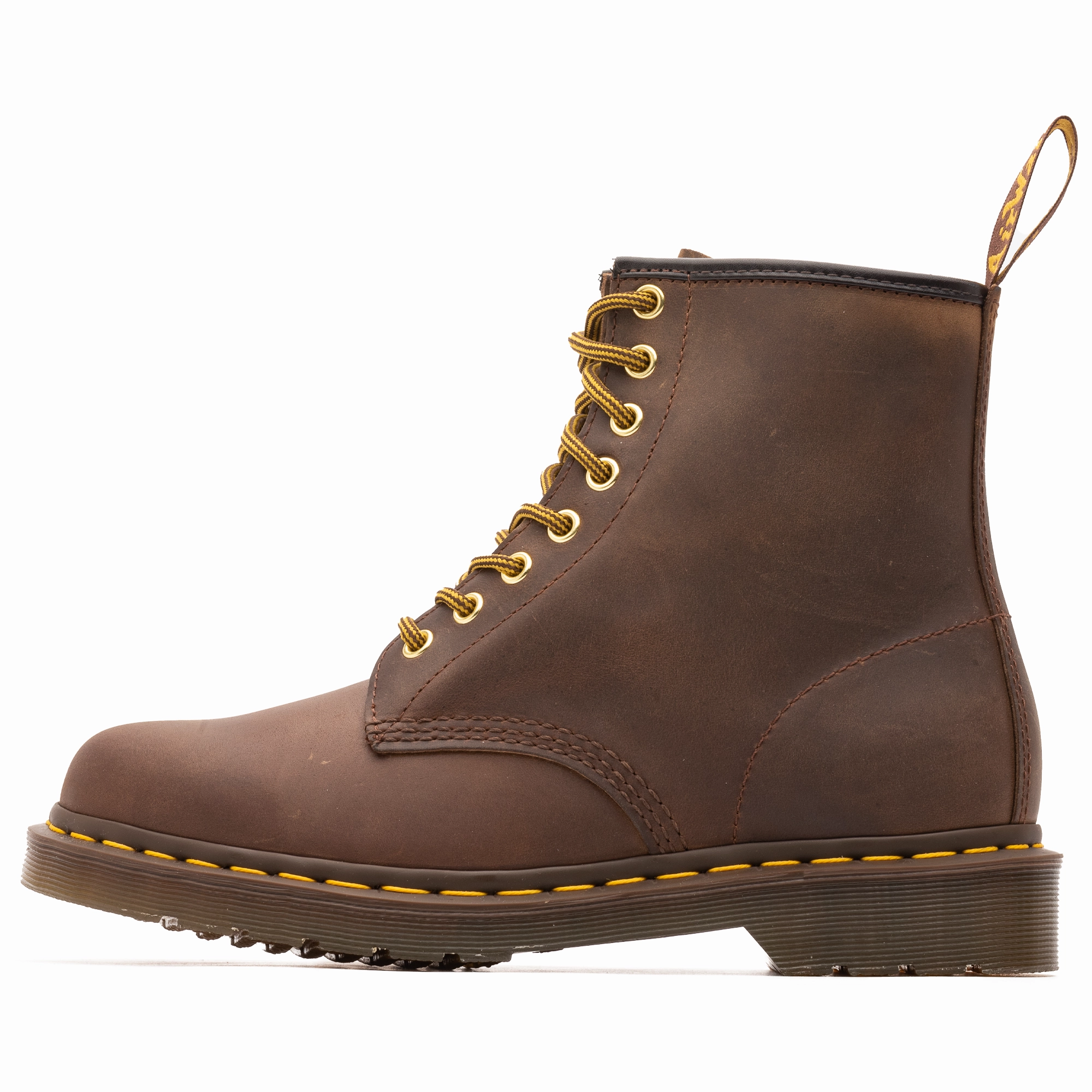 Dr. Martens 1460 Leather Boots - Brown Crazy Horse Stable Support Cold Weather Commuter Anti Friction