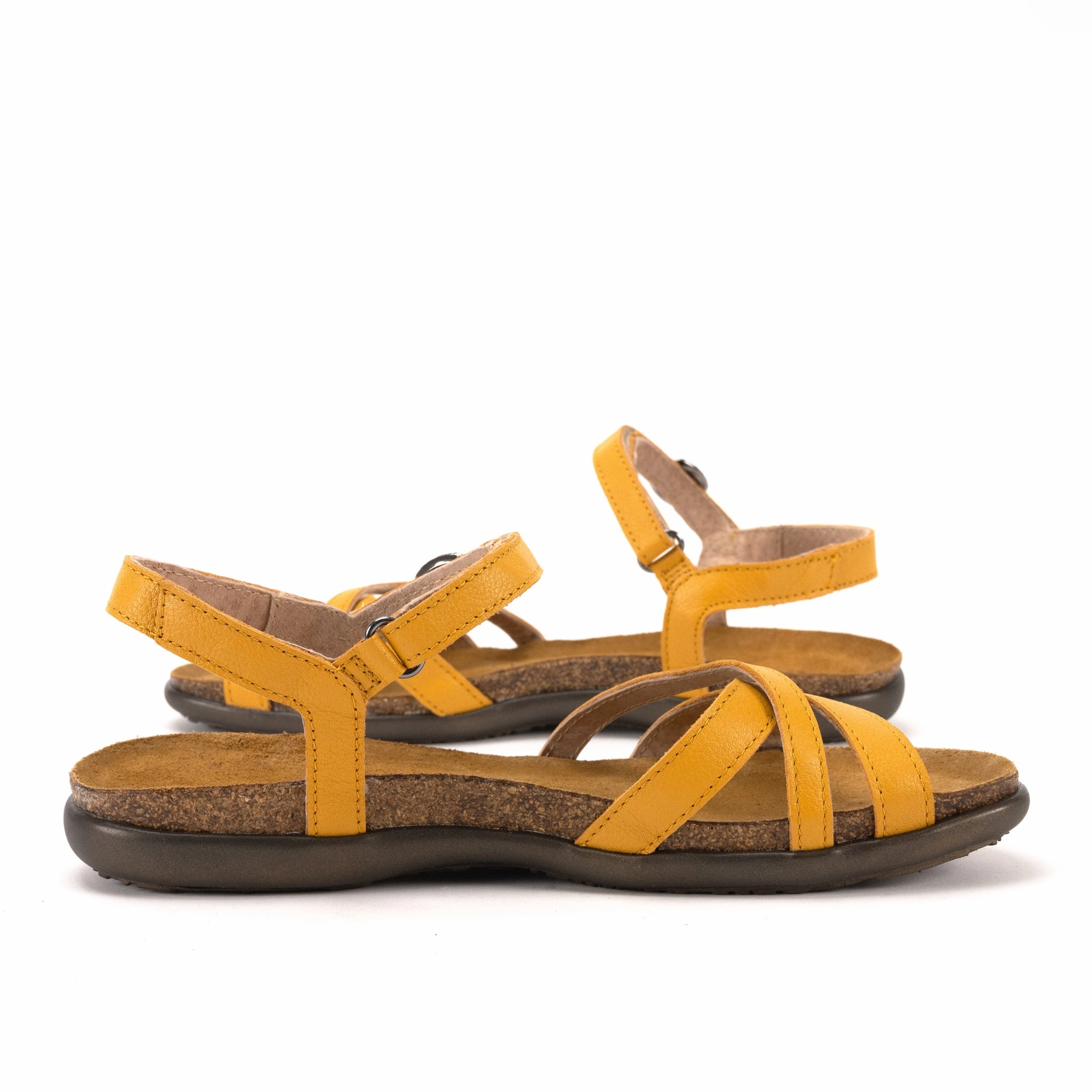 PATRICIA - MARIGOLD - LEATHER Wide Footbed Option Supportive