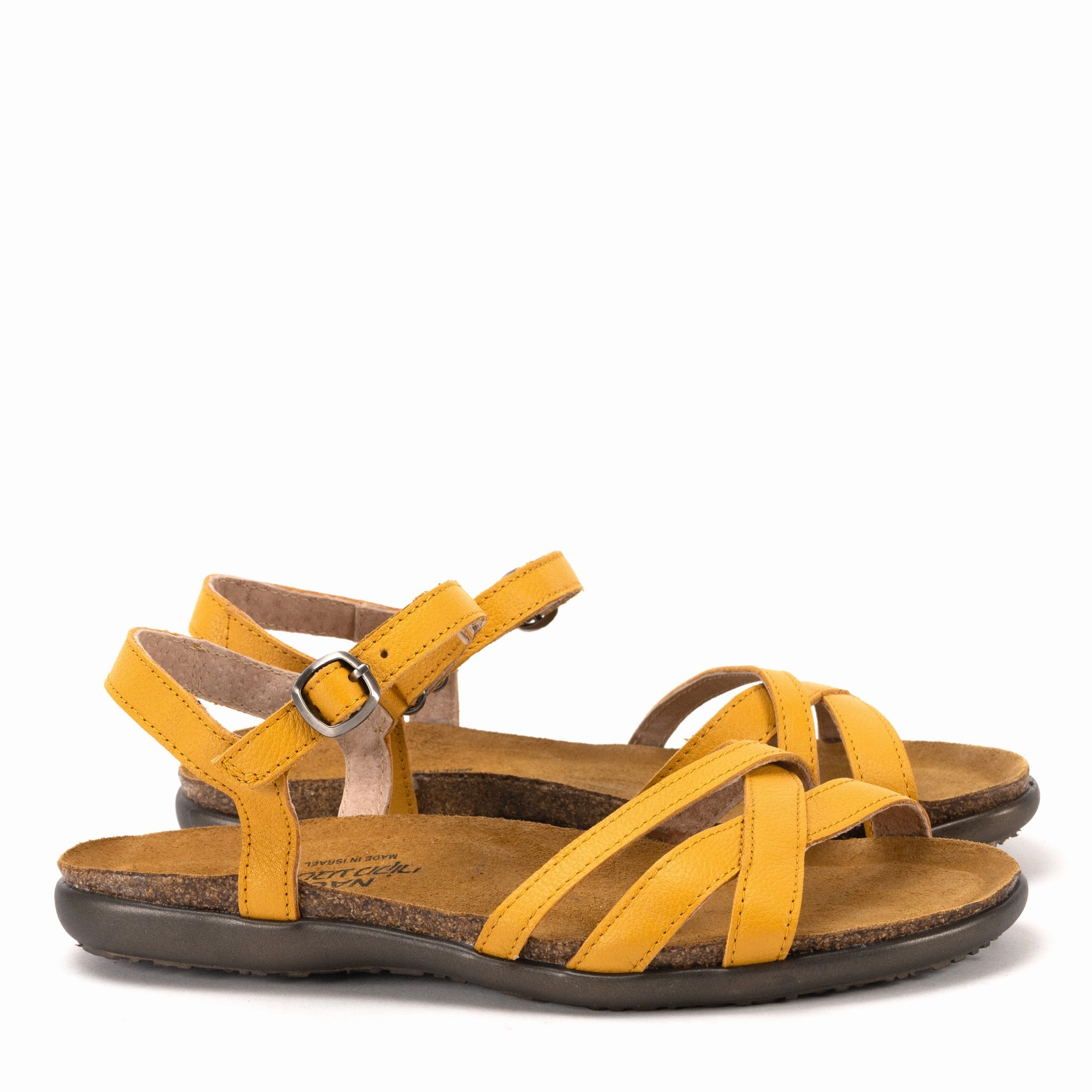 Eco Friendly Manufacturing Process Indoor PATRICIA - MARIGOLD - LEATHER