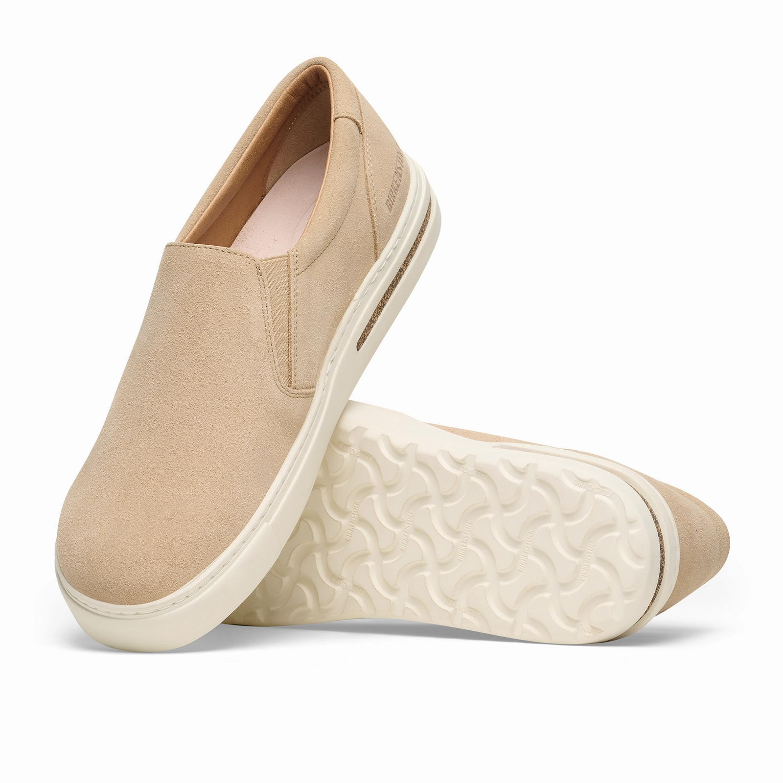 Elegant Birkenstock Oswego Slip On Sneaker (Men) - Sandcastle Suede
