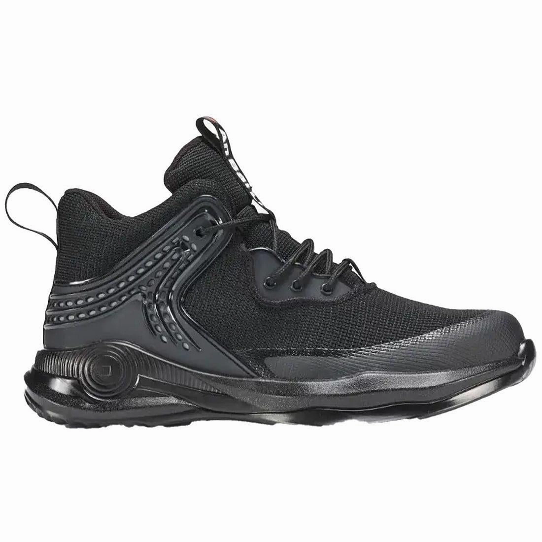Retro-inspired silhouette Steel Toe Athletic Mid Safety Boot Black ABL63
