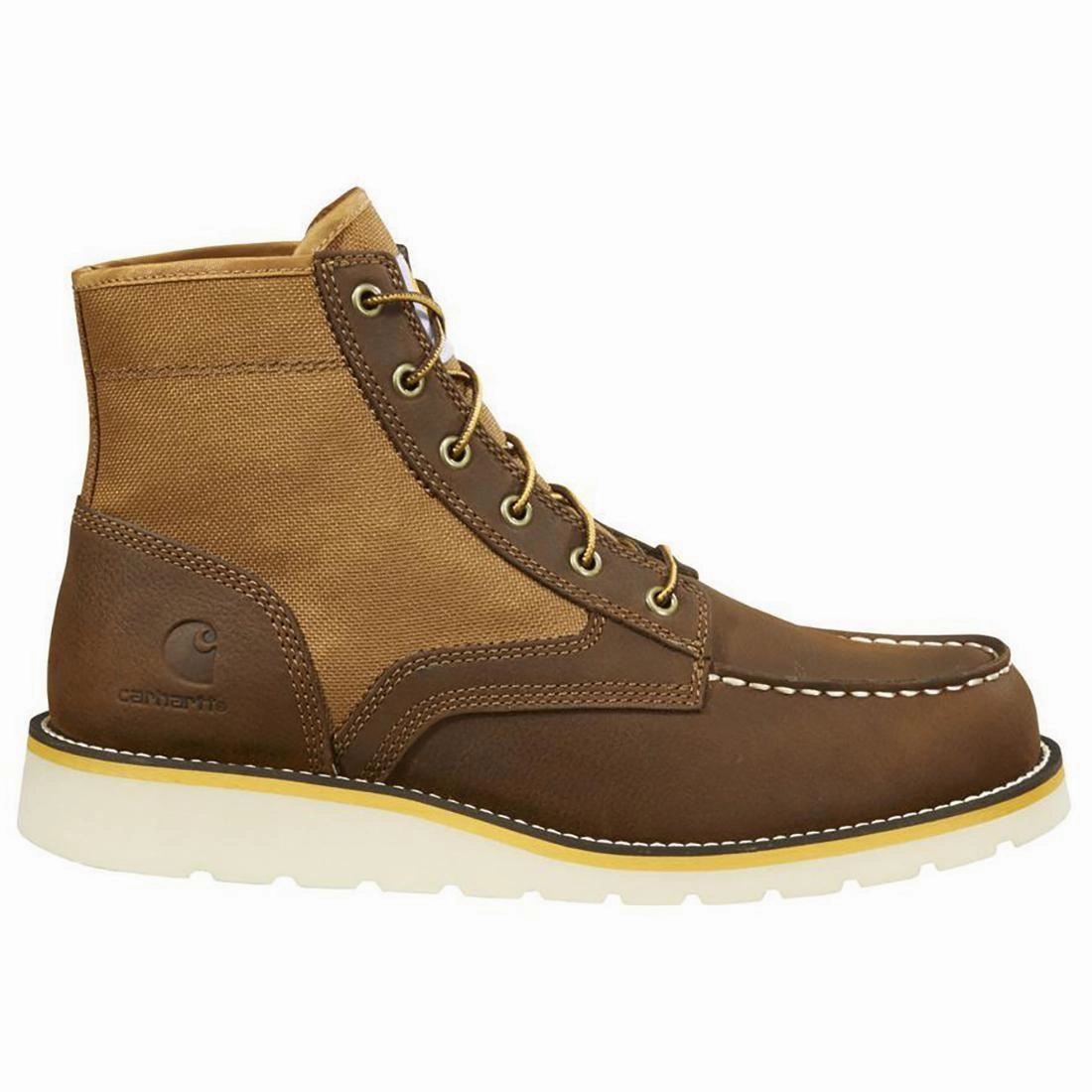 Functional Design athlete - style 6" F/L Moc Toe Wedge Soft Toe Boot Brown