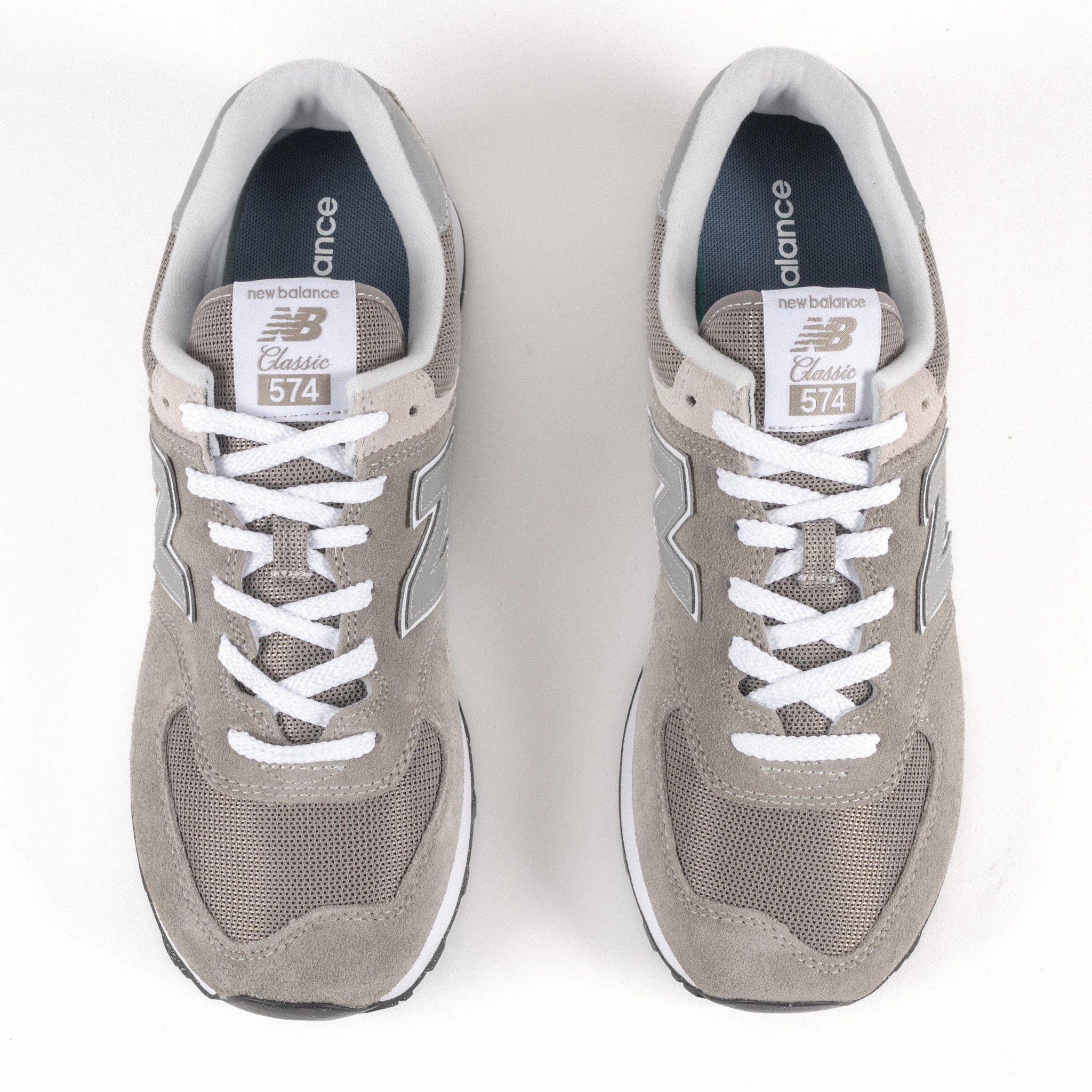 574 CLASSIC - GREY - SUEDE/MESH Durable TPR Outsole