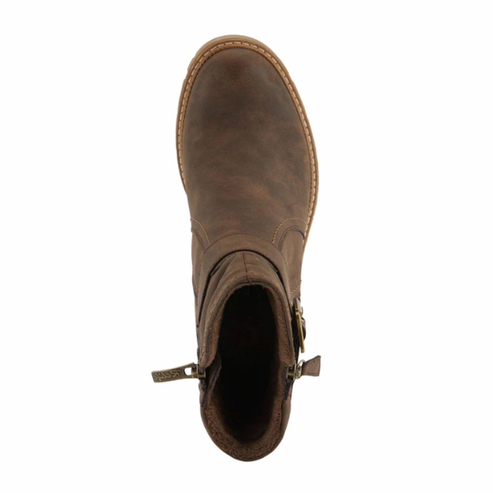 Mud Resistant Night Travel Elastic Cuff Spring Step Relife Smokies Ankle Boot (Women) - Taupe