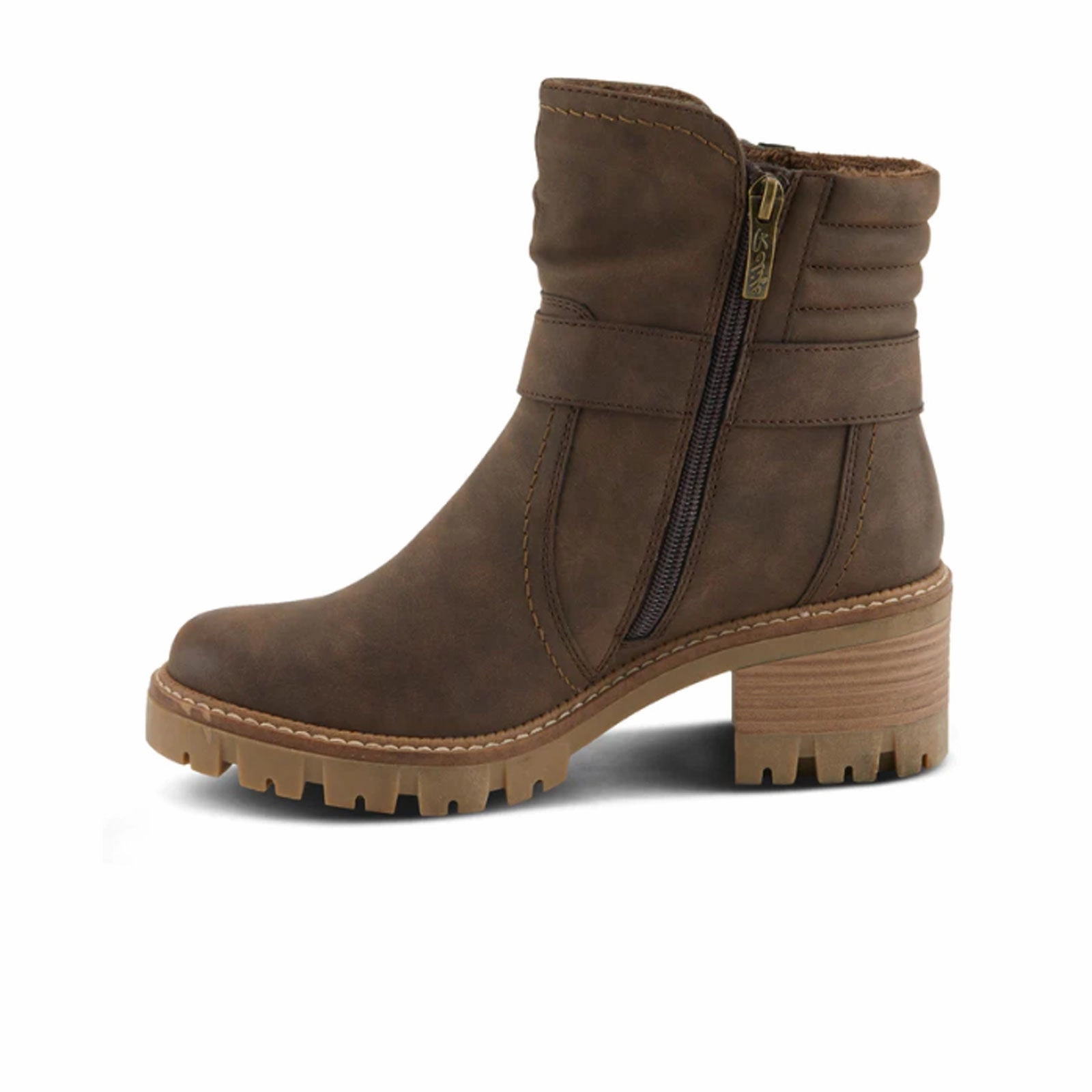 Vintage Style Office Smart Spring Step Relife Smokies Ankle Boot (Women) - Taupe