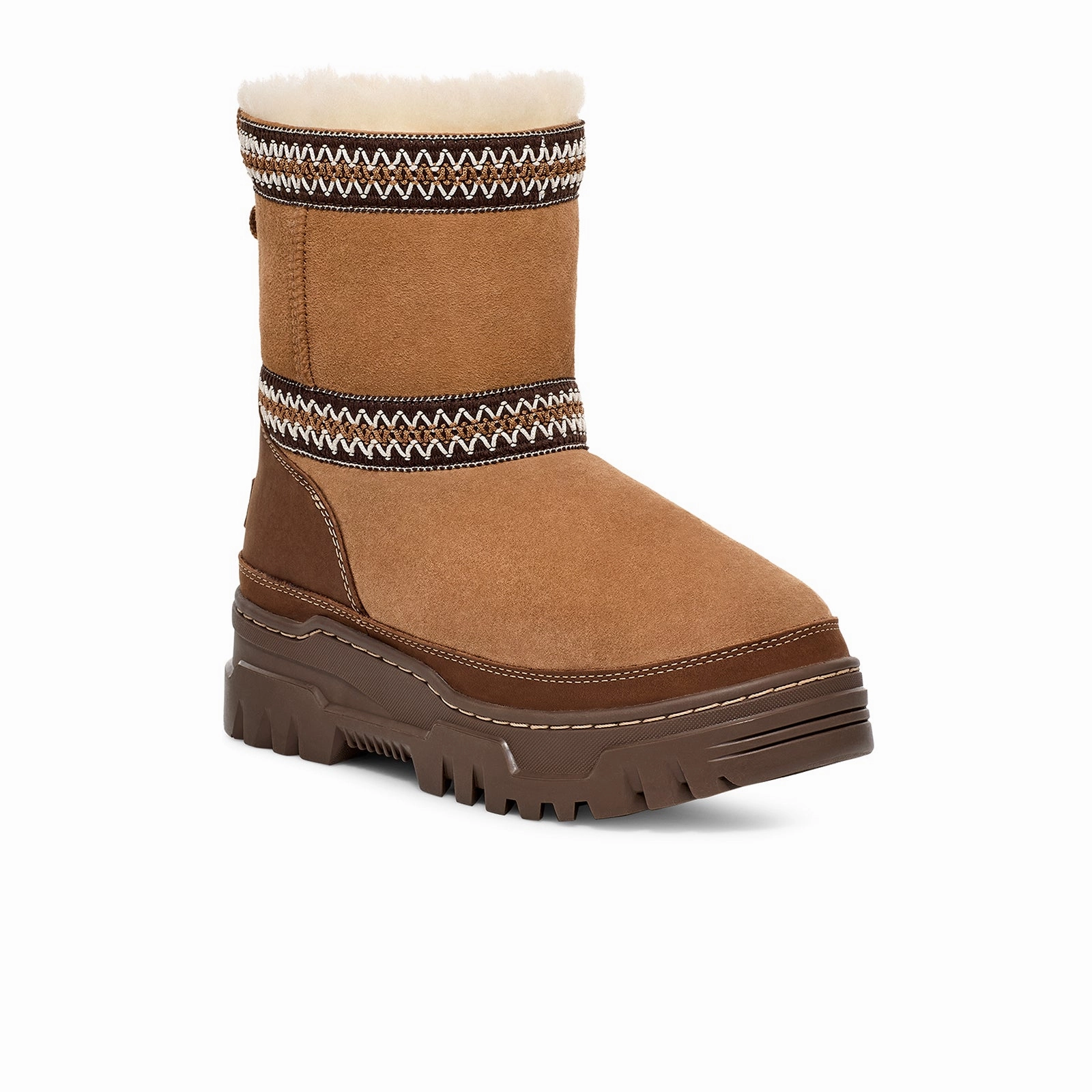 UGG? Classic Mini Trailgazer Boot (Women) - Chestnut Soft Padding