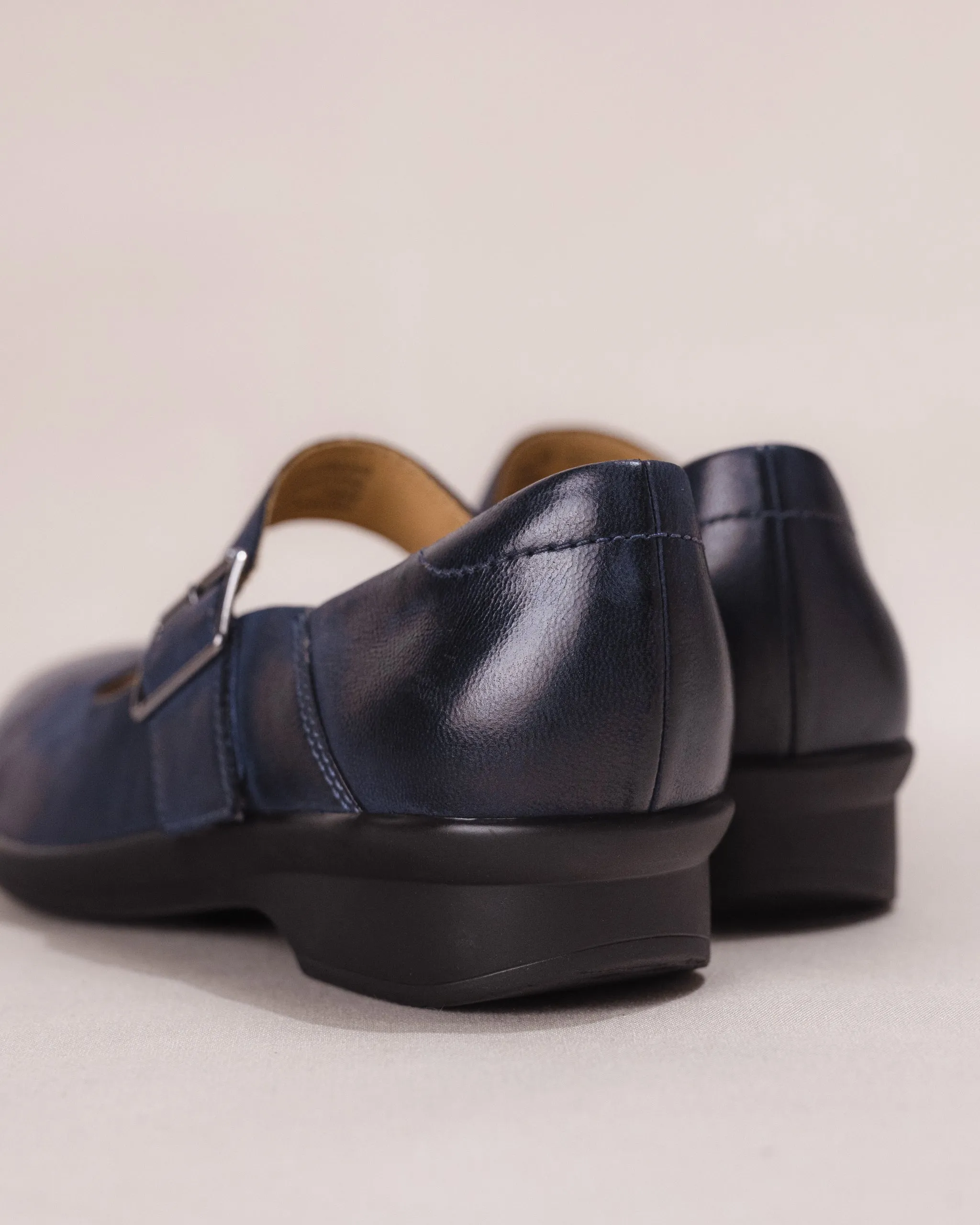 coordinating COLLETTE - NAVY - NUBUCK