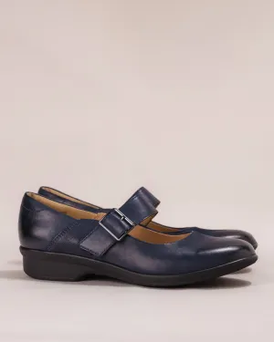 COLLETTE - NAVY - NUBUCK Easy to Wear snowy
