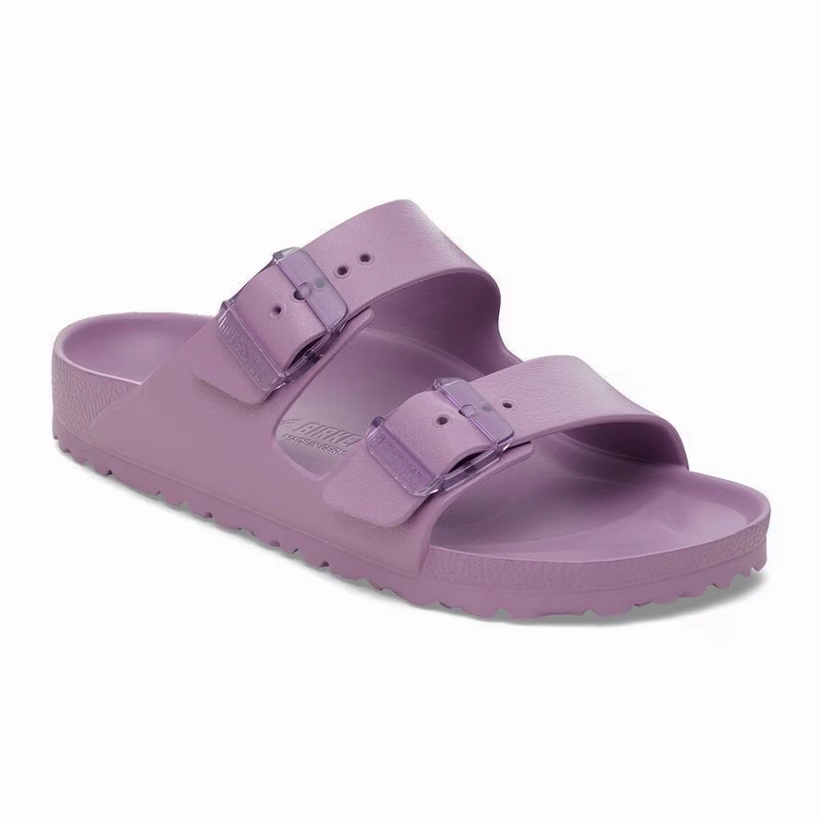 Pink Sweet Birkenstock Arizona Stealth Buckle EVA Slide Sandal (Women) - Mauve