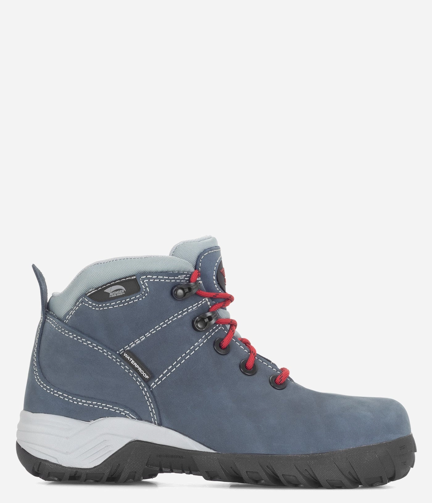 Avenger Trek Alloy Toe Waterproof Mid Hiker - Women Slip Resistant Work Commute Flexible Frame Daily Walks