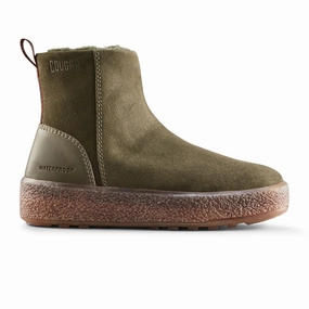Scholar Cougar Broom Winter Ankle Boot (Women) - Olive Suede