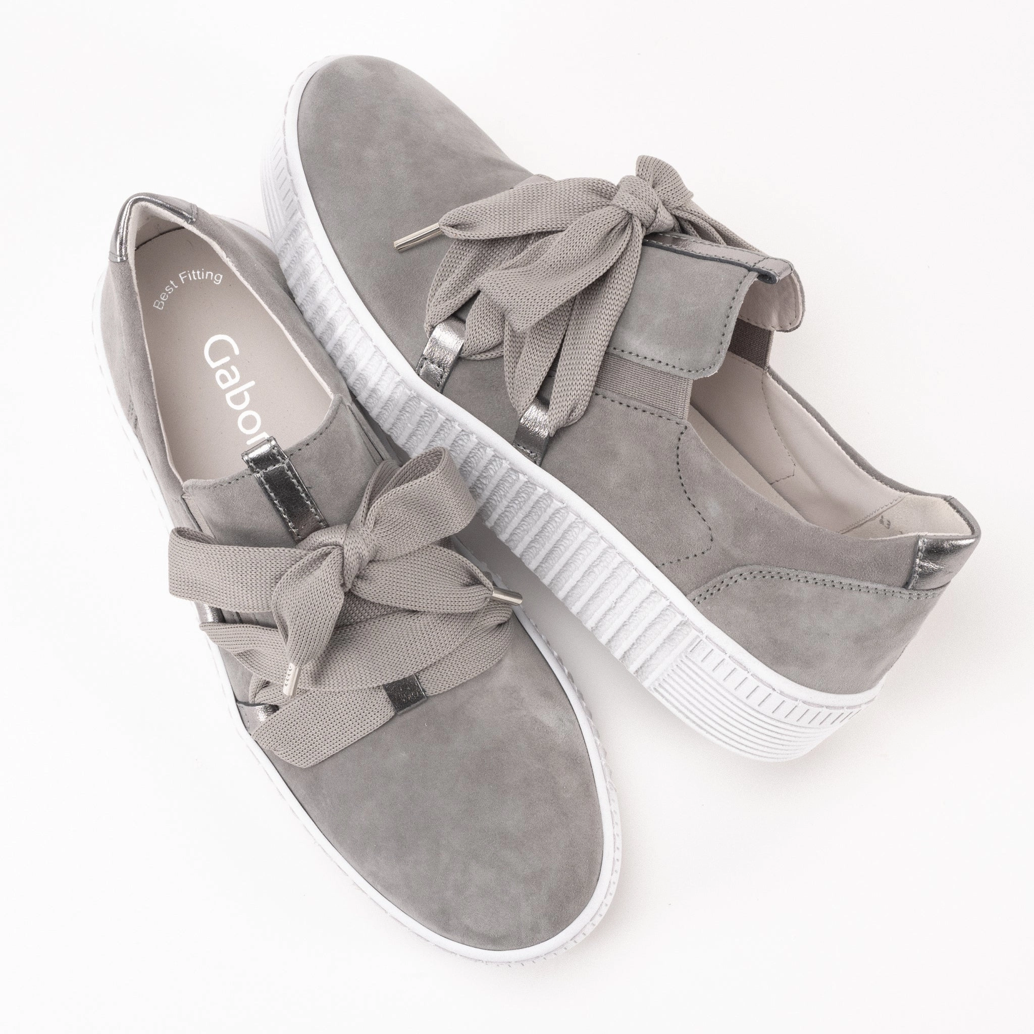 Shock Absorbing Midlayer Party Shoes BIG LACE SPORT - STONE - LEATHER