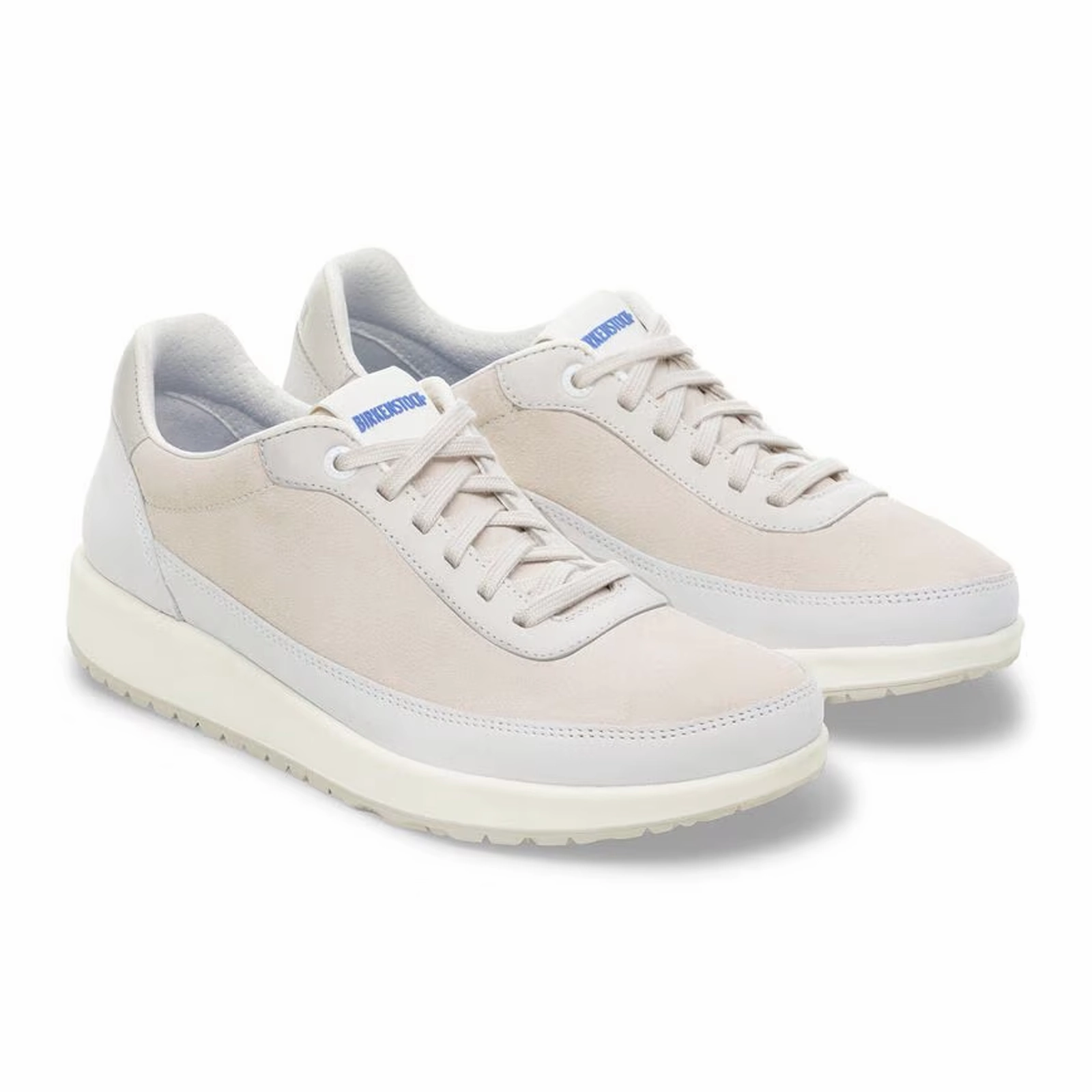 Standout Look Birkenstock Honnef City Lace Up (Men) - Antique White Nubuck/Suede