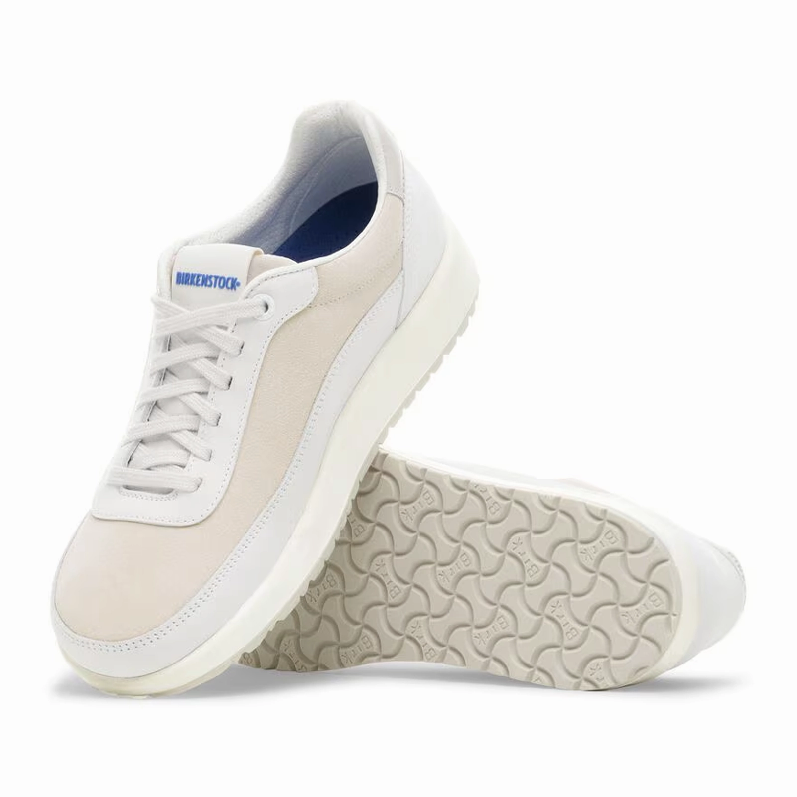 Enhanced Lateral Support Comfortable Birkenstock Honnef City Lace Up (Men) - Antique White Nubuck/Suede