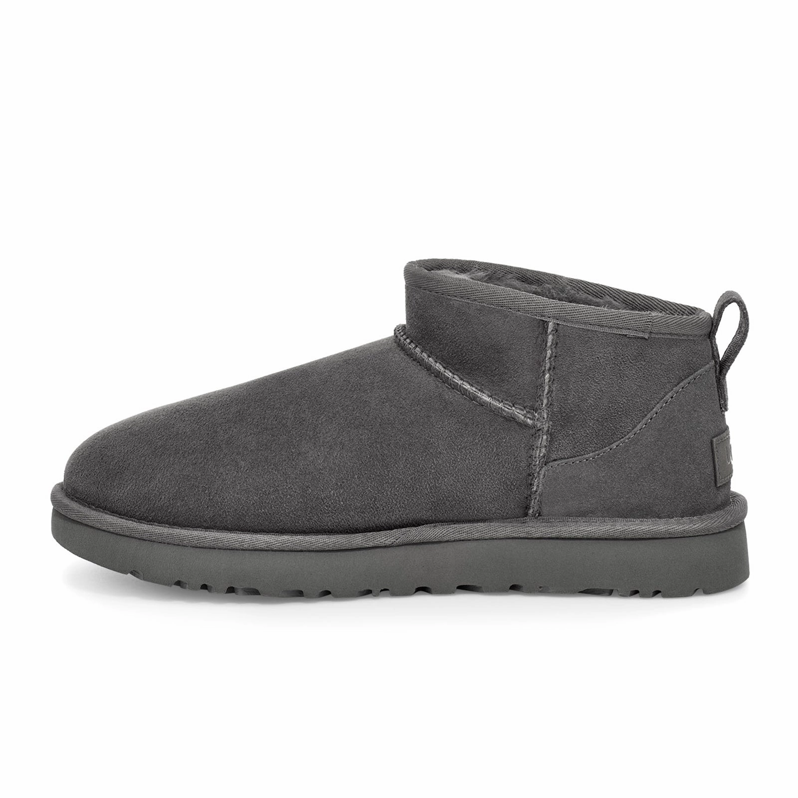 UGG? Classic Ultra Mini (Women) - Grey All Weather Urban Traveler Cushioned Step River Crossing