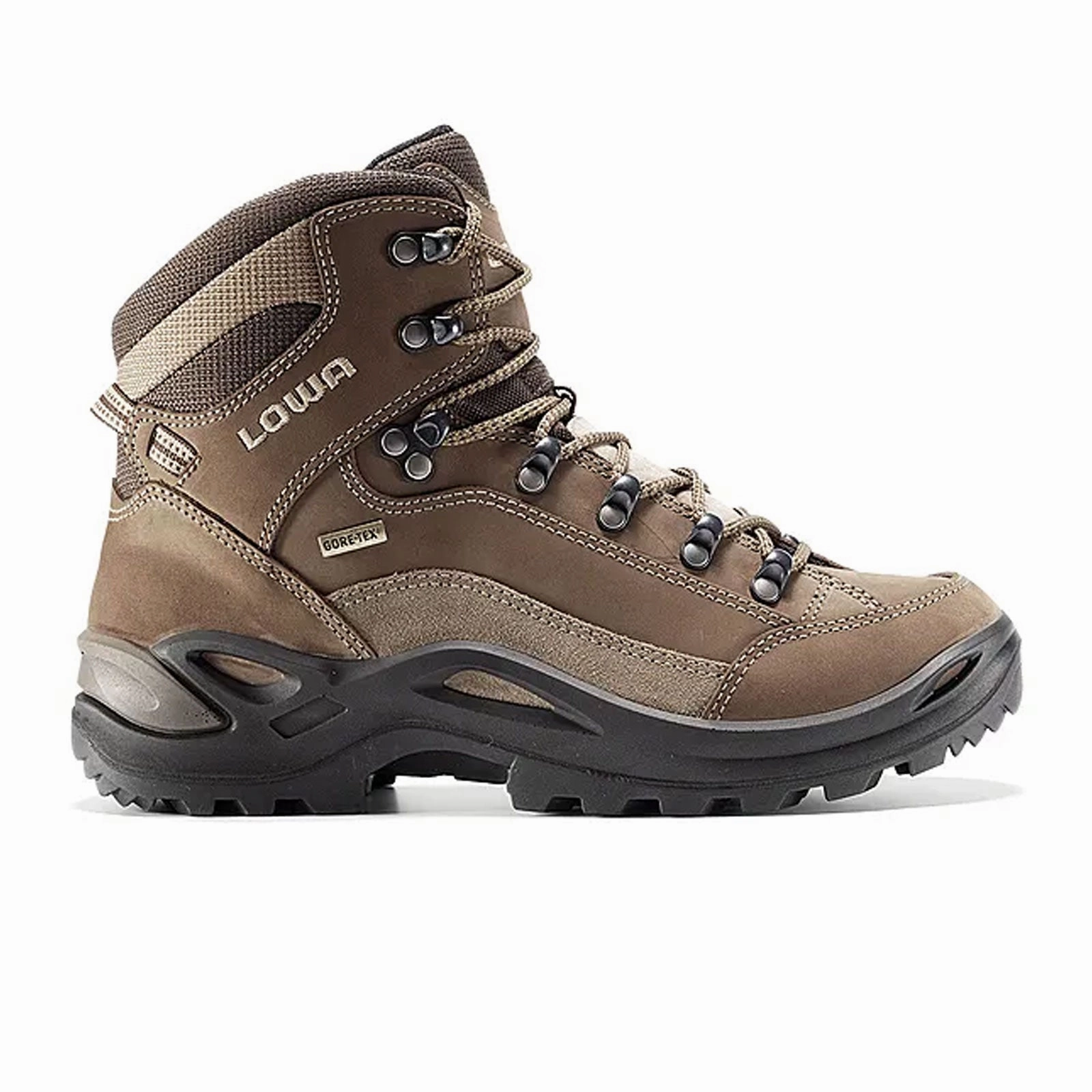 Simple Look Lowa Renegade GTX Mid Wide Hiking Boot (Women) - Taupe/Sepia