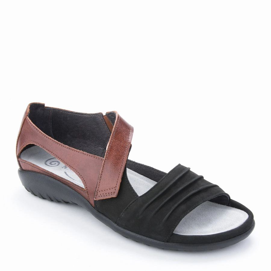 PAPAKI - BLACK - LEATHER heel - cup