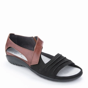 PAPAKI - BLACK - LEATHER heel - cup