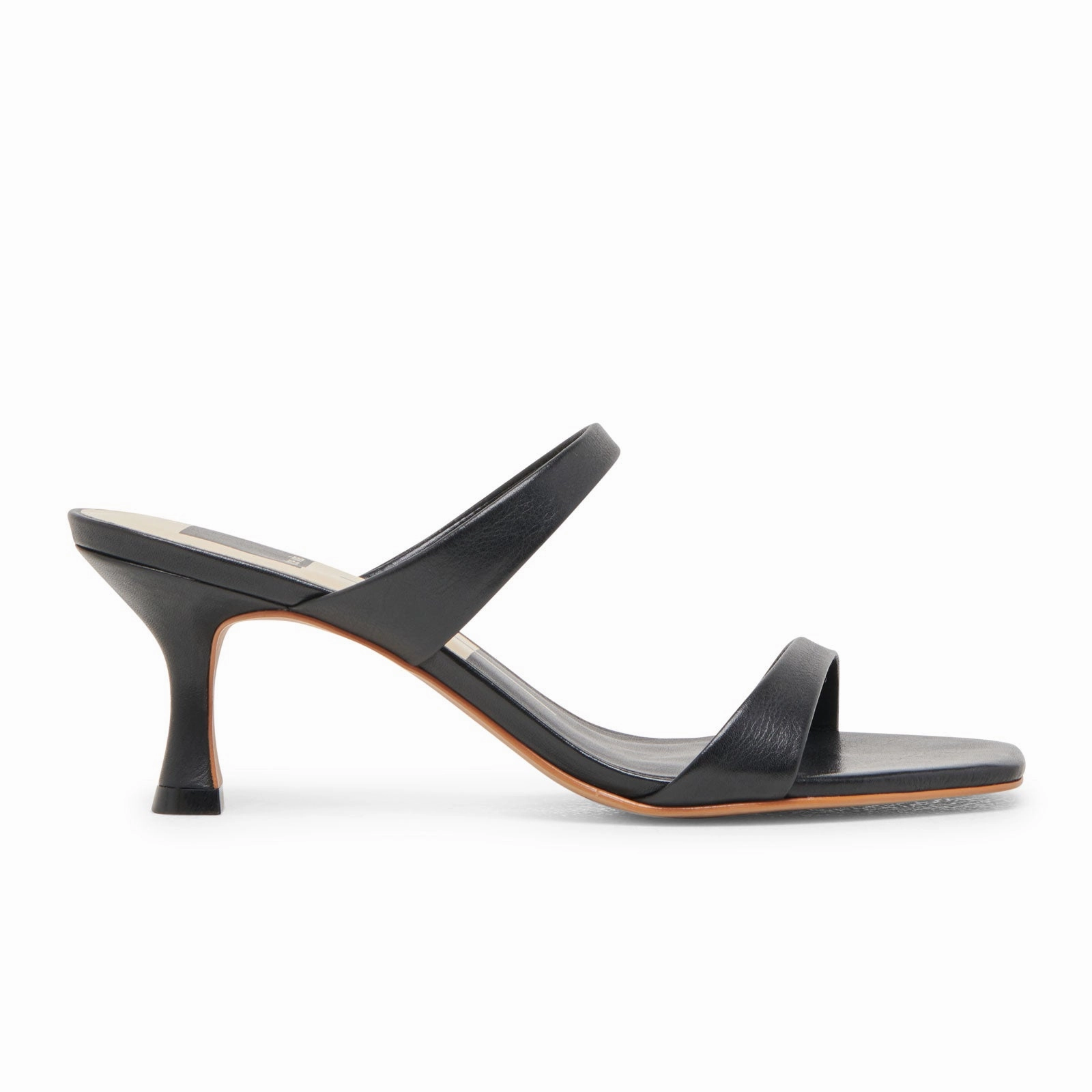 Dolce Vita Genora Heeled Sandal (Women) - Black Quick Dry Strap Material Elegant Summer Footwear
