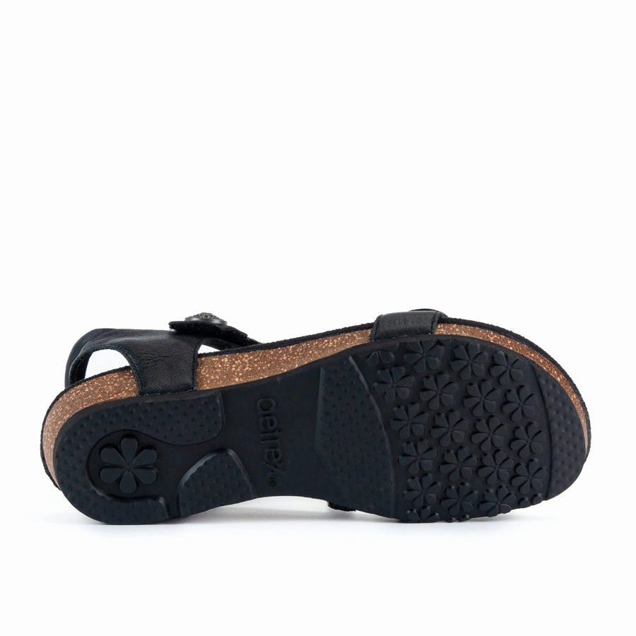 Round - toe JILLIAN - BLACK - LEATHER