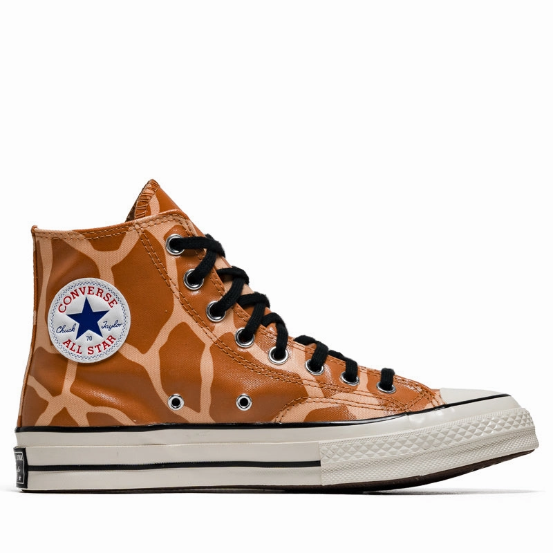 Step Control Converse Chuck 70 Glow-In-The-Dark Giraffe Print - Ginger Snap/Egret