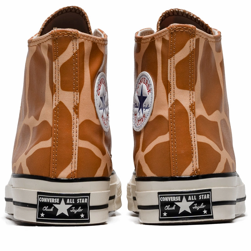 Converse Chuck 70 Glow-In-The-Dark Giraffe Print - Ginger Snap/Egret Easy Clean Reinforced Form Night Travel