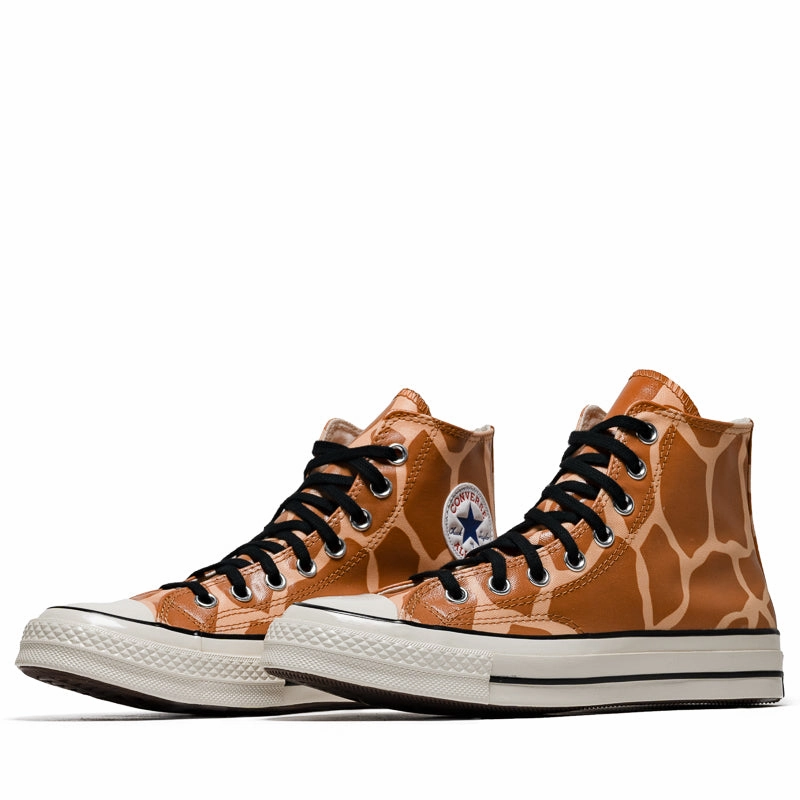Converse Chuck 70 Glow-In-The-Dark Giraffe Print - Ginger Snap/Egret Seamless Comfort Snowy Path