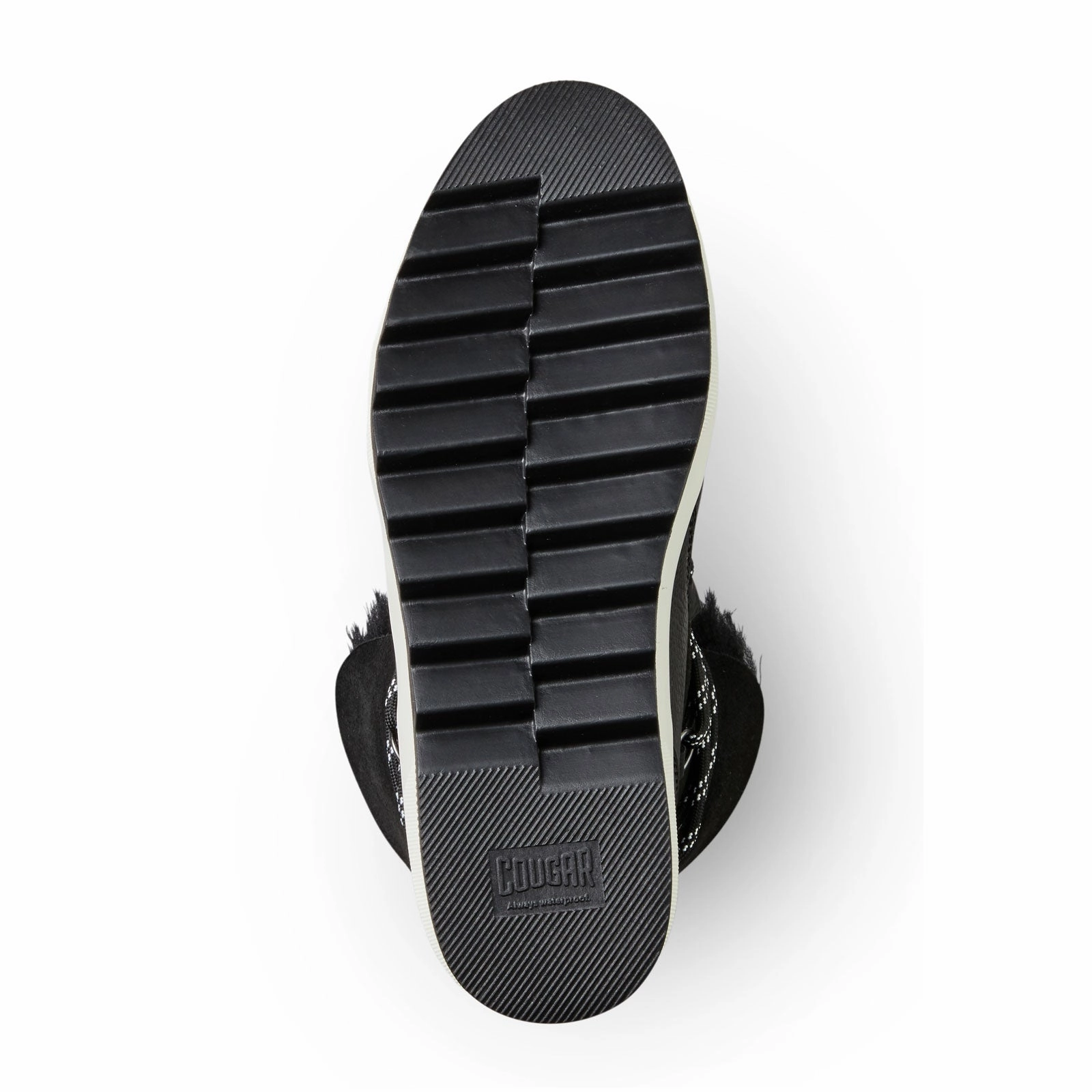 Fleece Soft Sharp Look Cougar V-Five Waterproof Boot (Women) - Black Leather/Shearling