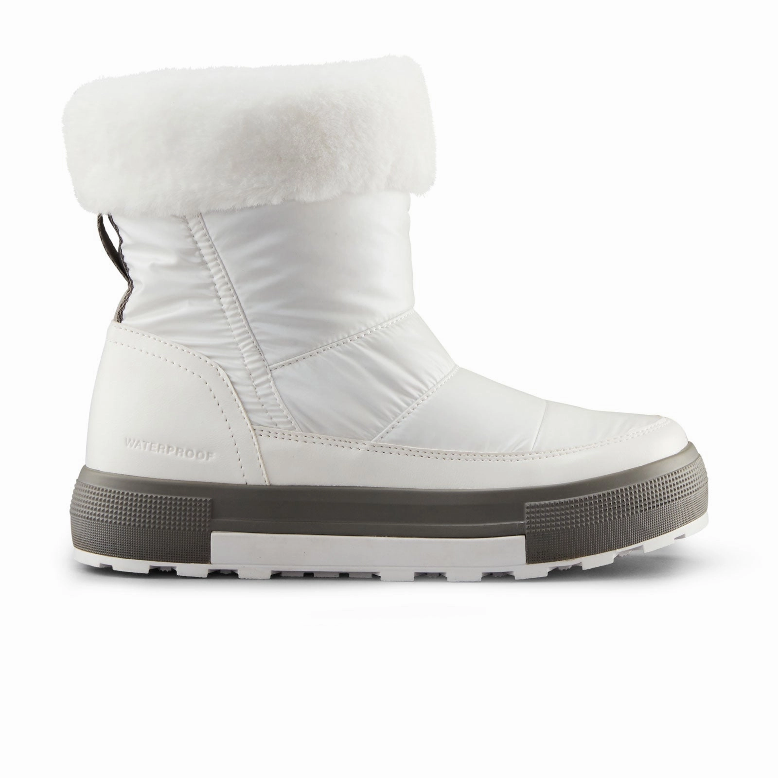 Street Walk Cougar Wizard Nylon Mid Winter Boot (Women) - White