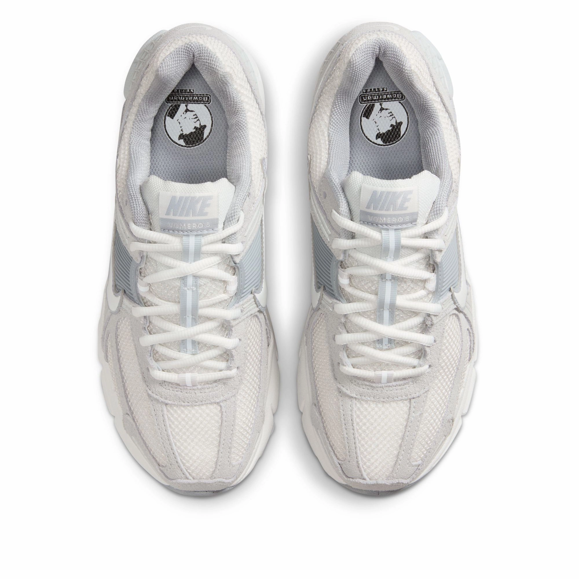 Warm Touch Comfortable Stability Women's Nike Zoom Vomero 5 - Pure Platinum/Summit White