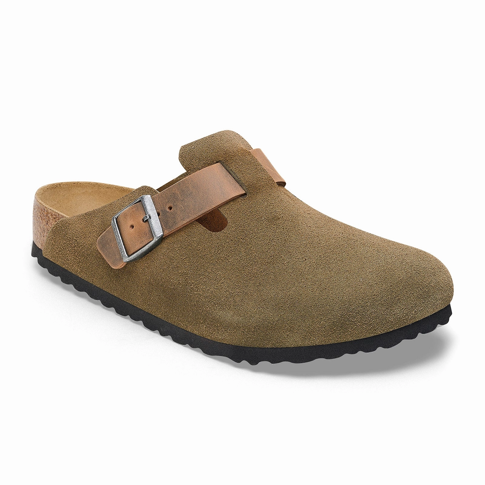 Outdoor Essential Leisure Life Birkenstock Boston Clog (Men) - Thyme Oiled Leather/Suede