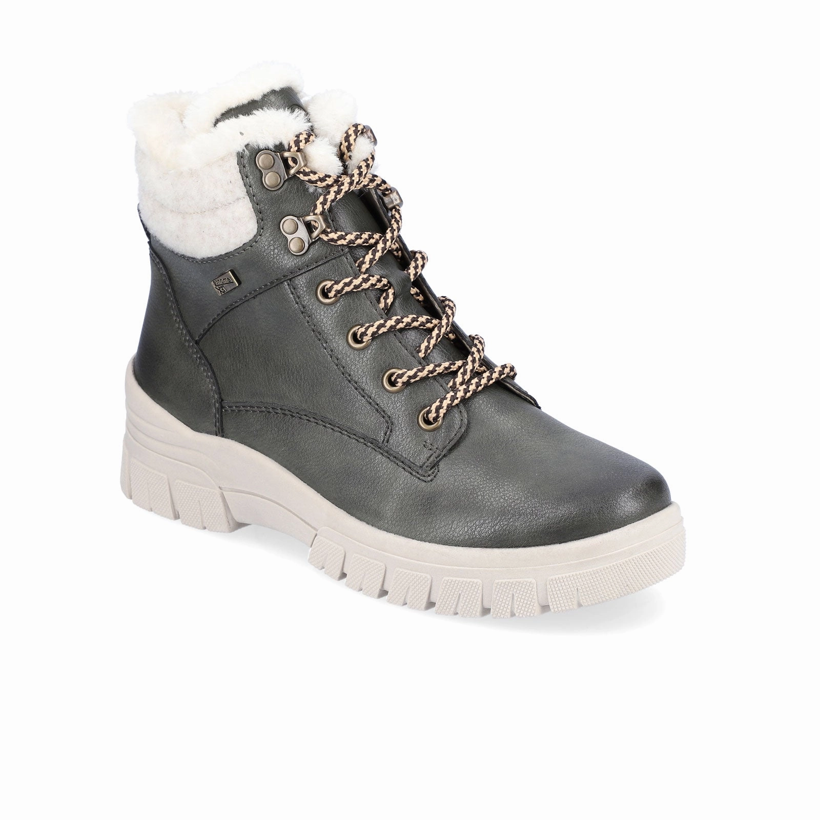 Water-resistant Remonte Evi D0E71-52 Mid Winter Boot (Women) - Leaf/Sand/Leaf