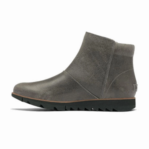 Flat Form Sorel Harlow Zip Ankle Boot (Women) - Quarry Leather