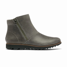 Sorel Harlow Zip Ankle Boot (Women) - Quarry Leather Year Round