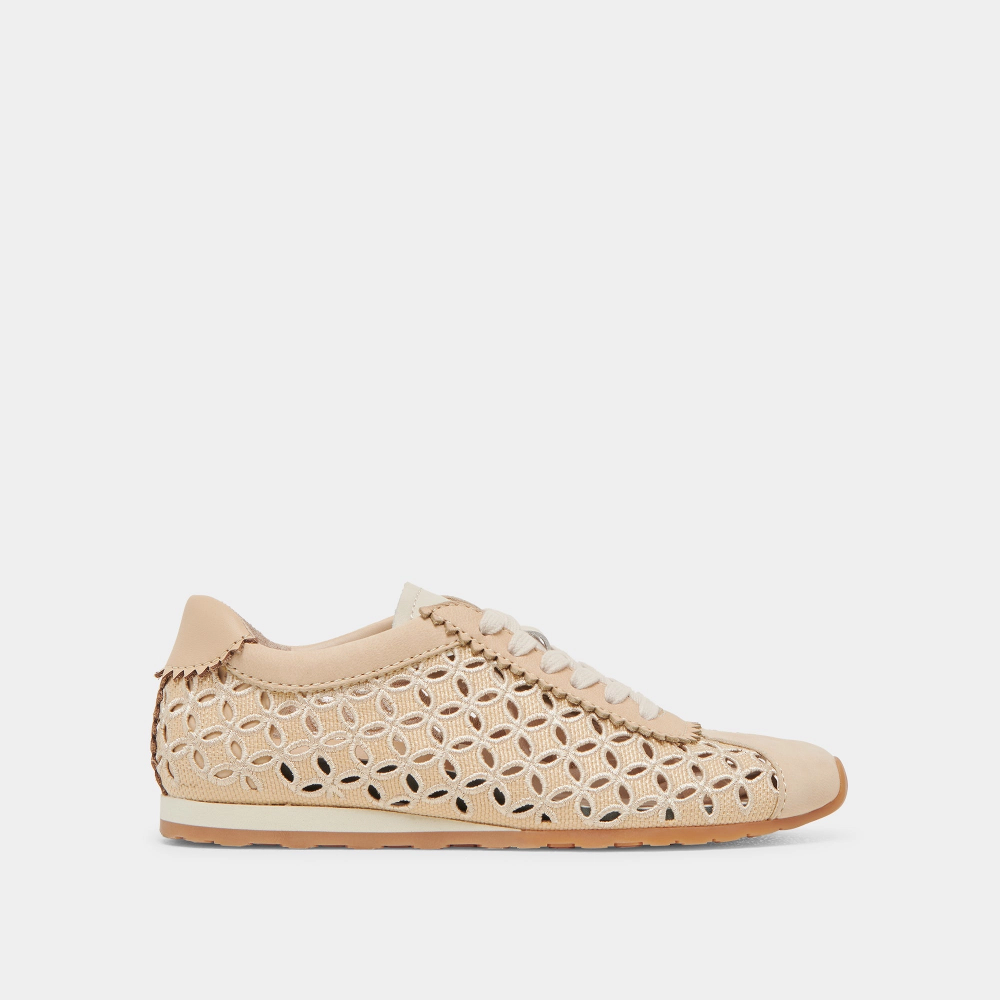DANIE EYELET PERF SNEAKERS LT NATURAL RAFFIA Sun-Ready Breezy Mood