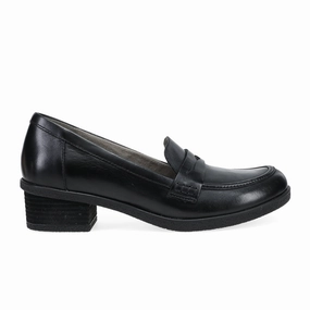 Sport Ease Dansko Danica Loafer (Women) - Black Waterproof Burnished