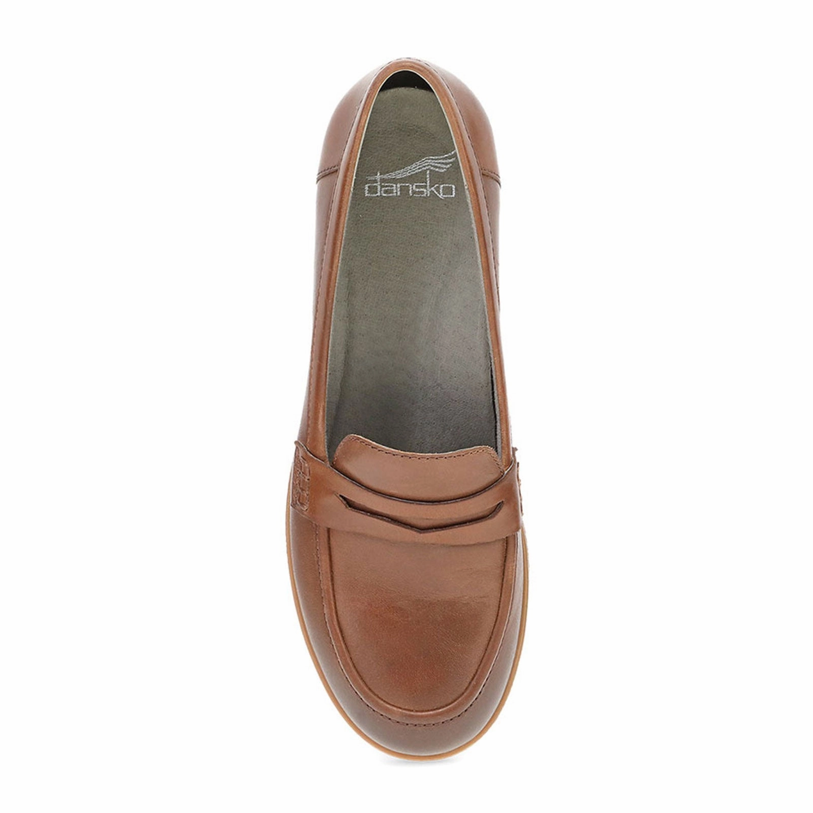 Dansko Danica Loafer (Women) - Tan Waterproof Burnished Sustainable Cork Footbed All Season