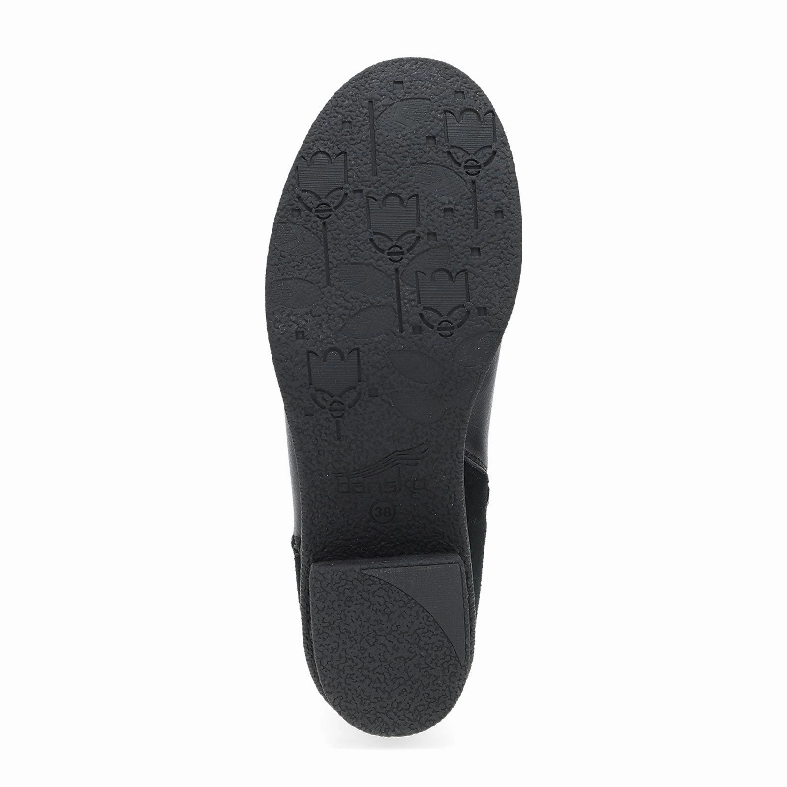 Dansko Denay Ankle Boot (Women) - Black Waterproof Milled Dust Guard heel cup