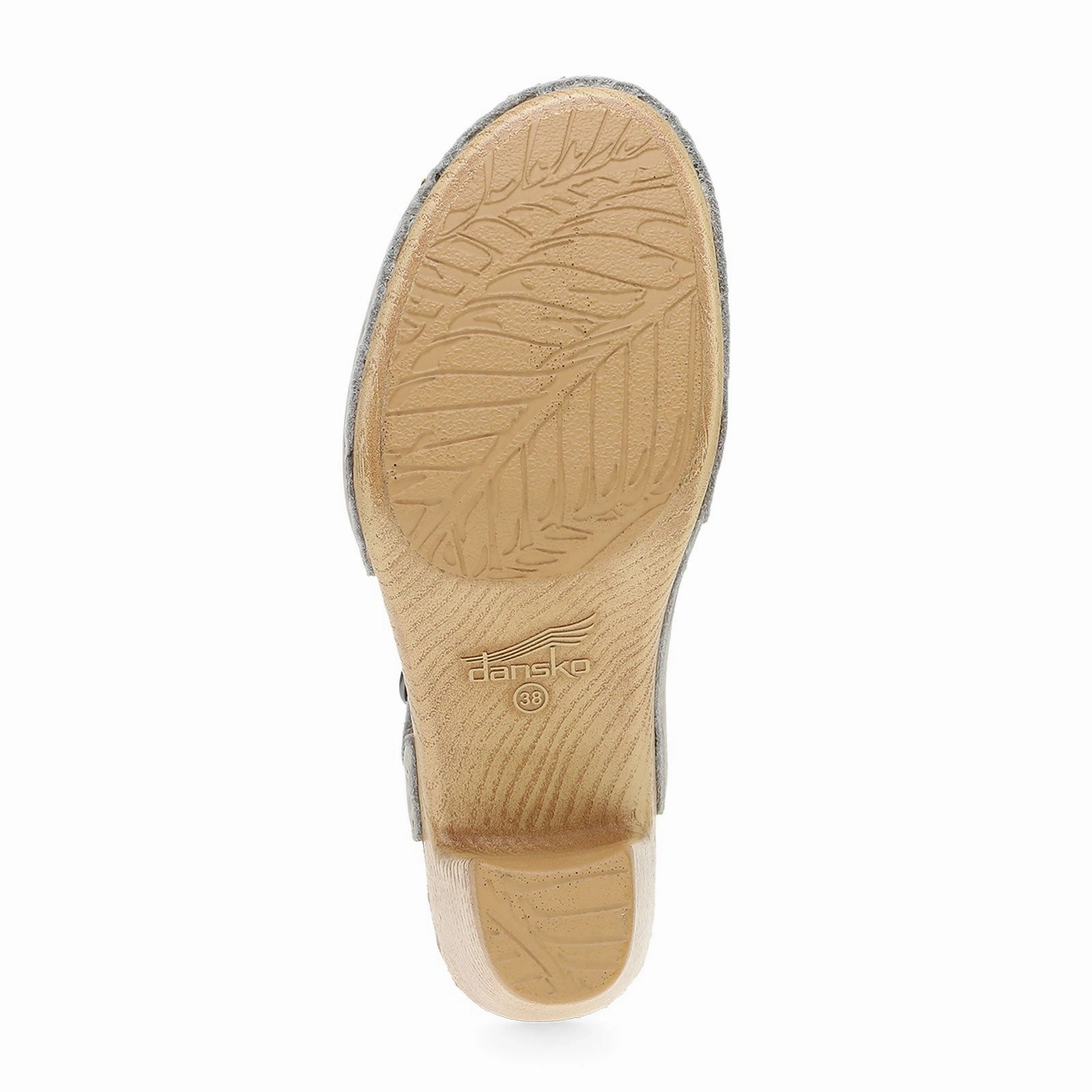 Dansko Taytum Heeled Sandal (Women) - Taupe Milled Nubuck Breath Mesh