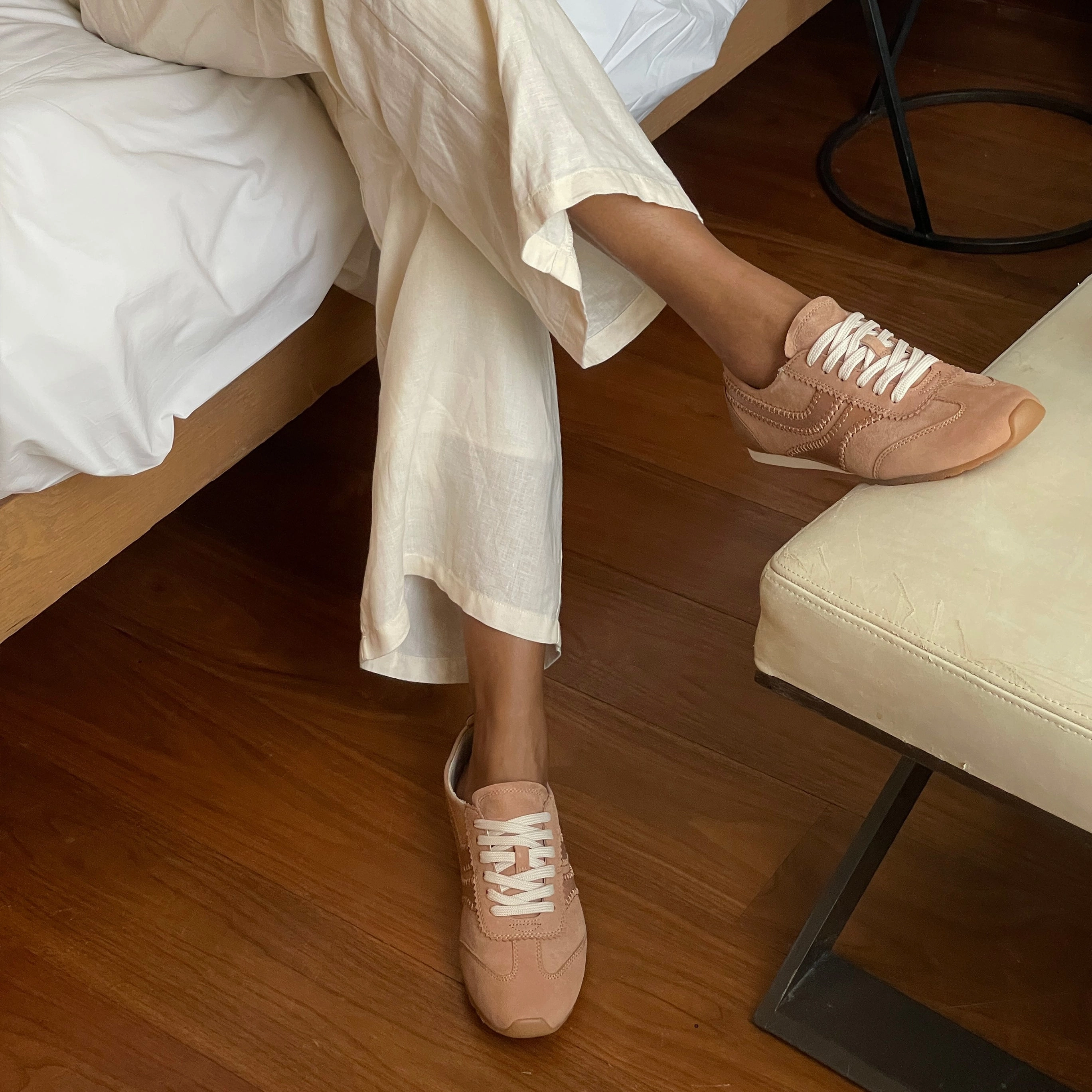 DELANY SNEAKERS TOFFEE NUBUCK Easy Travel