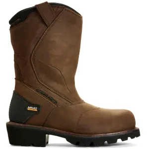 Powerline Composite-Toe Waterproof 400g Pull-On Work Boot Oily Distressed Brown Ergonomic foot shape Golf